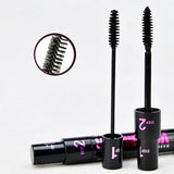 1PC 2in1 Black Double Purpose Mascara Waterproof Lengthen Lash Extension Sweatproof Curling Brushes Eye Fiber Mascara Eyelashes