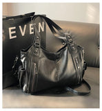 Soft Interior Compartment Shoulder Bags 2026 High Quality Contrasting Colors Bags for Women Fashion Zipper Pu Women's Handbags