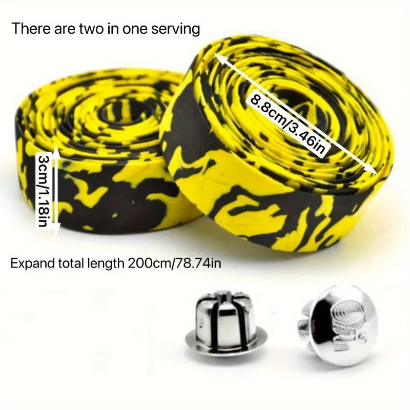 Camouflage Bicycle Straps Road Bike Straps Bend Handle Straps Bike Handlebar Tape Bicycle Accessories Outdoor Sports Cycling