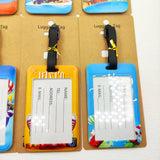 Let's Travel Luggage Label Men Travel Luggage Tag Boys Suitcase ID Address Holder Baggage Boarding Portable Suitcase Ticket