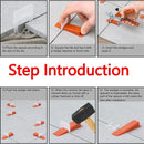 100-1500Pcs Ceramic Tile Leveling System Clips Tile Spacers Laying Clips 0.35/0.5/1/1.5/2/2.5/3mm Construction Tools