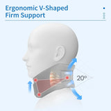 Adjustable Breathable Neck Brace Cervical Sponge Neck Support Protector for Sleep - Ergonomic Neck Pillow for Comfortable Sleep