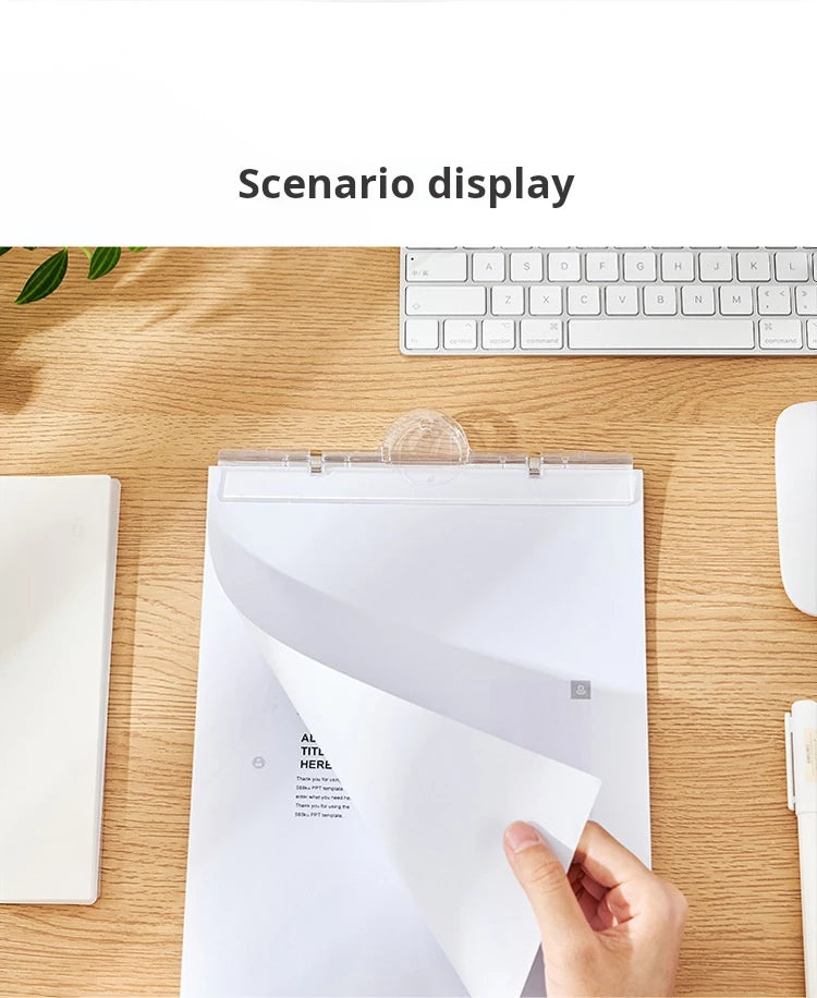 Magnetic Transparent File Folders Strong Suction Not Easy To Fall Off Multifunctional Office Supplies File Folders