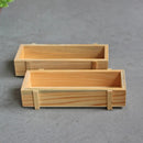 Vintage Wood Garden Flower Planter Succulent Pot Rectangle Trough Box Plant Bed Planter Succulent Flower Plant Container Box