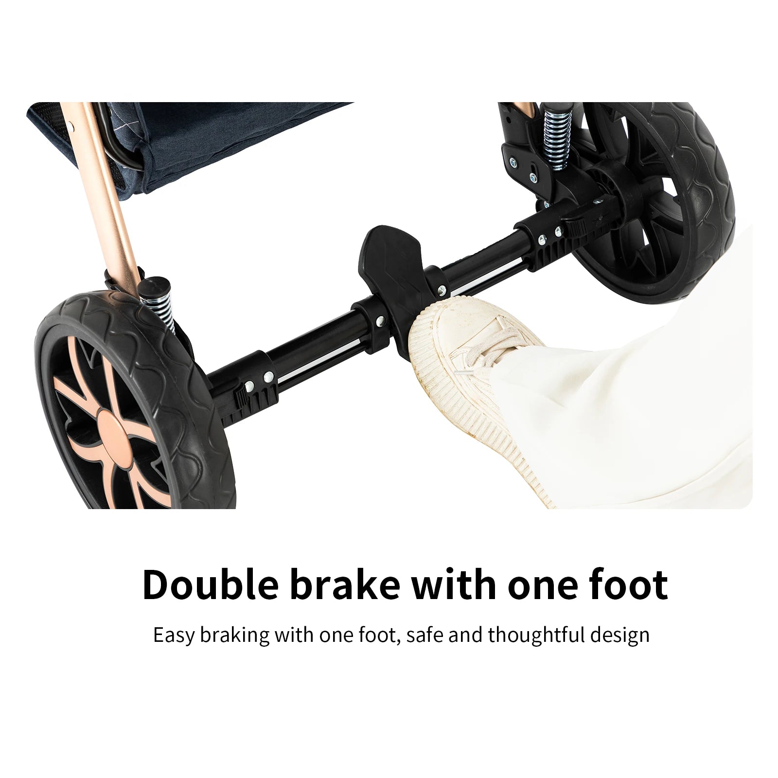 Baby Stroller Baby 3 in 1 Stroller Baby Lightweight Cars High Landscape Luxury Carriage for Newborn Travel Pram Portable Trolley