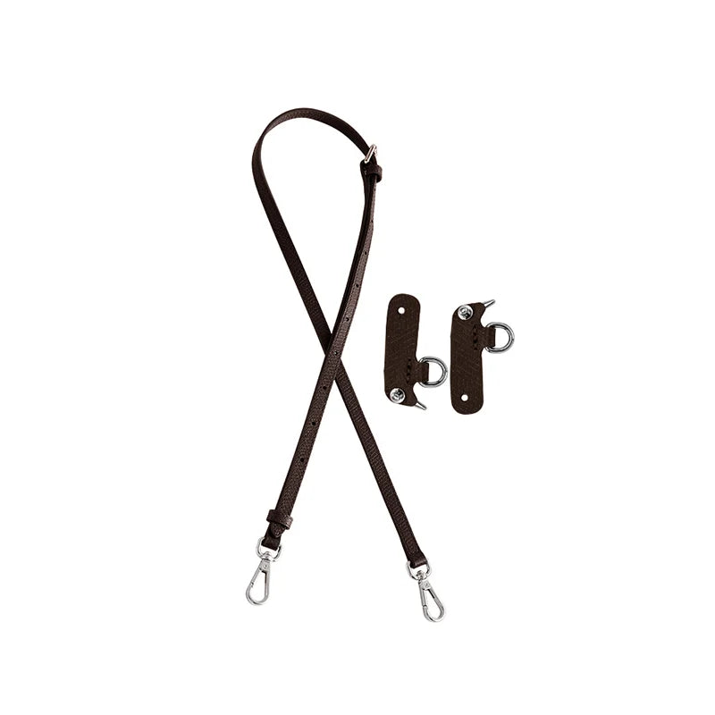 Leather Replacement Crossbody Bag Strap For Longchamp Mini Bag Shoulder Strap Without Punching Modification Bag Accessories