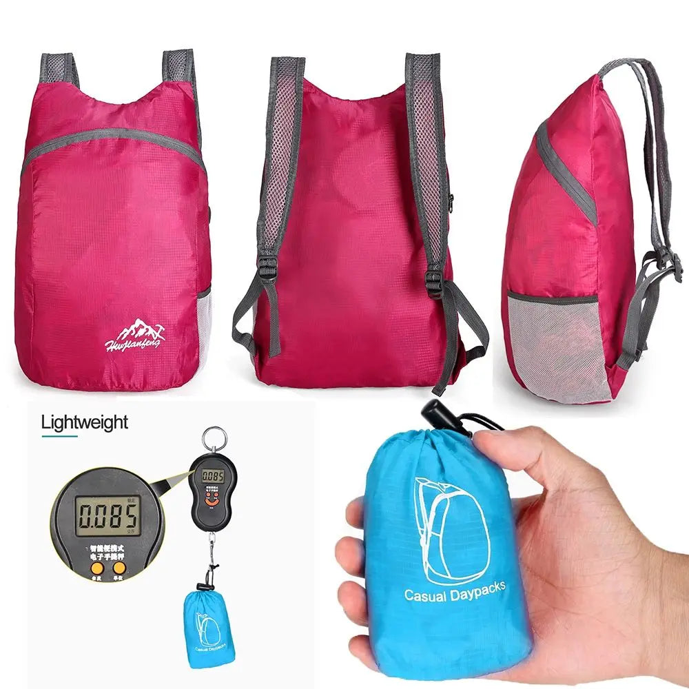Outdoor Ultralight Nano Waterproof Lightweight Packable Backpack Folding Handy Bag Men Women Daypacks Travel Daypack