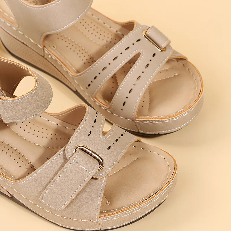 Sandalias de verano para mujer, sandalias romanas vintage, zapatos de playa antideslizantes a la moda para mujer, zapatos de punta abierta para caminar para mujer, zapatos para mujeres