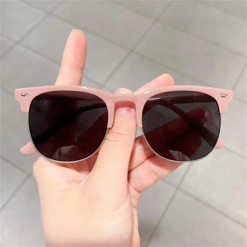 Nuevas gafas de sol para niños, modernas, coloridas, reflectantes, para niños y niñas, con protección UV400, para ciclismo al aire libre, de alta definición.