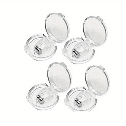 Anti-snoring Artifact, Silicone Magnetic Anti Snoring Nose Clip, Male and Female Creative Sleep Aid To Alleviate Snoring