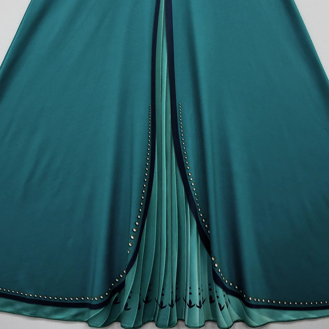 Frozen Green Anna Princess Girls Cosplay Costume Full Long Sleeve Dress With Cloak Carnival Party Kids Clothes Birthday Dress
