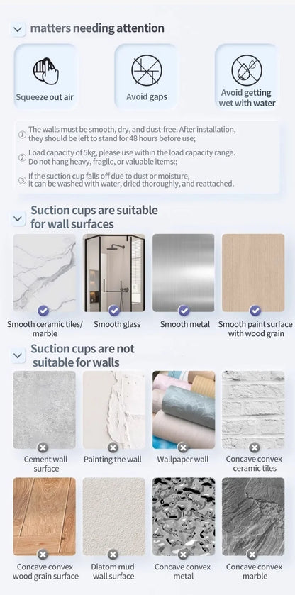 Estante de baño con ventosa sin taladro, estante para baño, espacio para inodoro, estante colgante de aluminio, organizador de baño para colgar en la pared
