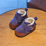 Girl Boot Baby Snow Boot Winter Baby Soft Sole Walking Shoe Child Plush Cotton Shoe Anti-Slip Warm Kid Shoe Kid Boot Boy Botines
