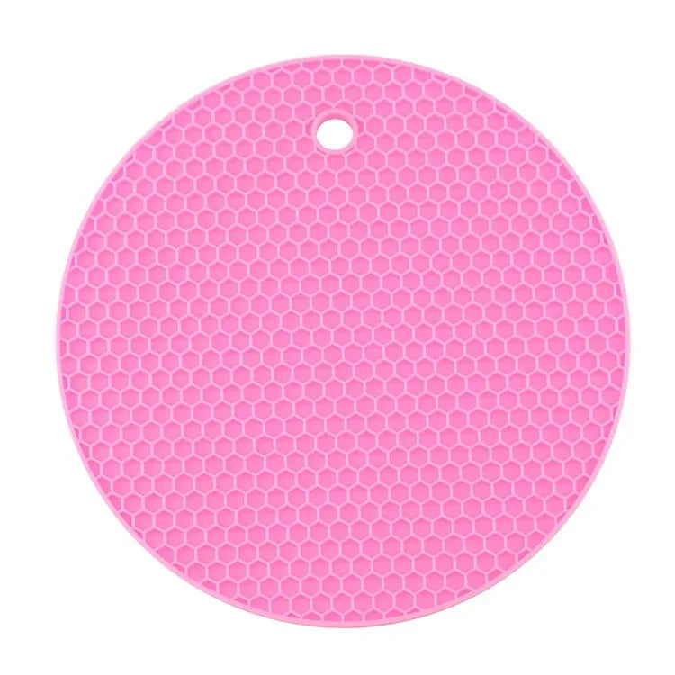 18/14cm Round Heat Resistant Silicone Mat Drink Cup Coasters Non-slip Pot Holder Table Placemat Kitchen Accessories Onderzetters