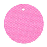 18/14cm Round Heat Resistant Silicone Mat Drink Cup Coasters Non-slip Pot Holder Table Placemat Kitchen Accessories Onderzetters
