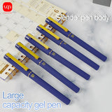 WQN-3/6/12PCS Creative Blue Gel Pen, 1.0mm Nib, High-Quality Blue Ink, Smooth Writing, Suitable For Technical And Office Supplie