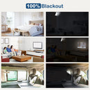 100% Blackout Curtain with Suction Cup UV Blocking Window Drapes Blinds Full Shades Panel DIY Portable Film Sunshade Cover