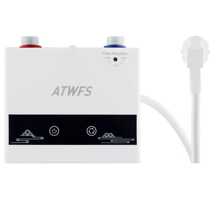 ATWFS Instant Water Heater 220V 4600W Portable Electric Heaters for Bathroom Hot Water Shower and Home Kitchen Heating