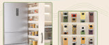 Kitchen food Storage Container with Lid Airtight Set of 24 Set 48 Pcs (24 Containers, 24 Lids), 0.8 L/0.32L/0.24L  BPA Free