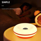 Bauhaus table lamp USB plug bedroom bedside lamp living room dining room decoration donut ambient light (Not glass)