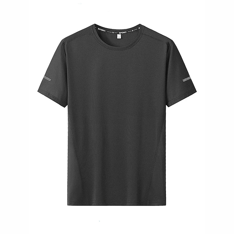 T-shirt for Men Plus Size 5XL/6XL Quick Drying T-shirt Round Neck Big Size Short Sleeve Oversized T Shirt
