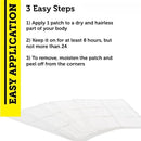 30 Patches Womens Multivitamin Transdermal Patches With Vitamin A, B , C, D, And E, Calcium And Magnesium, Immune Support