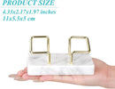 Marble Business Card Holder Organizer Desktop  Name Card Display Stand Table Memo Pad Cards Storage Shelf Office Supplies