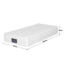 Comanlai Spring Mattress 90x200cm/140x200cm/160x200cm 25cm Height 7 Zones Cold Foam Mattress Microfiber Cover H3 Hardness