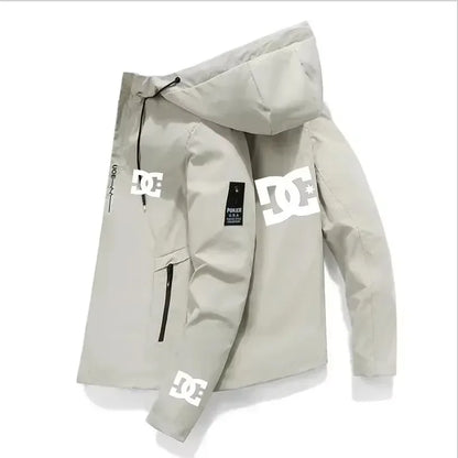 Nueva chaqueta impermeable de pesca para hombre de DC, primavera/otoño, sudadera con capucha, cortavientos, ropa deportiva, prendas de abrigo.