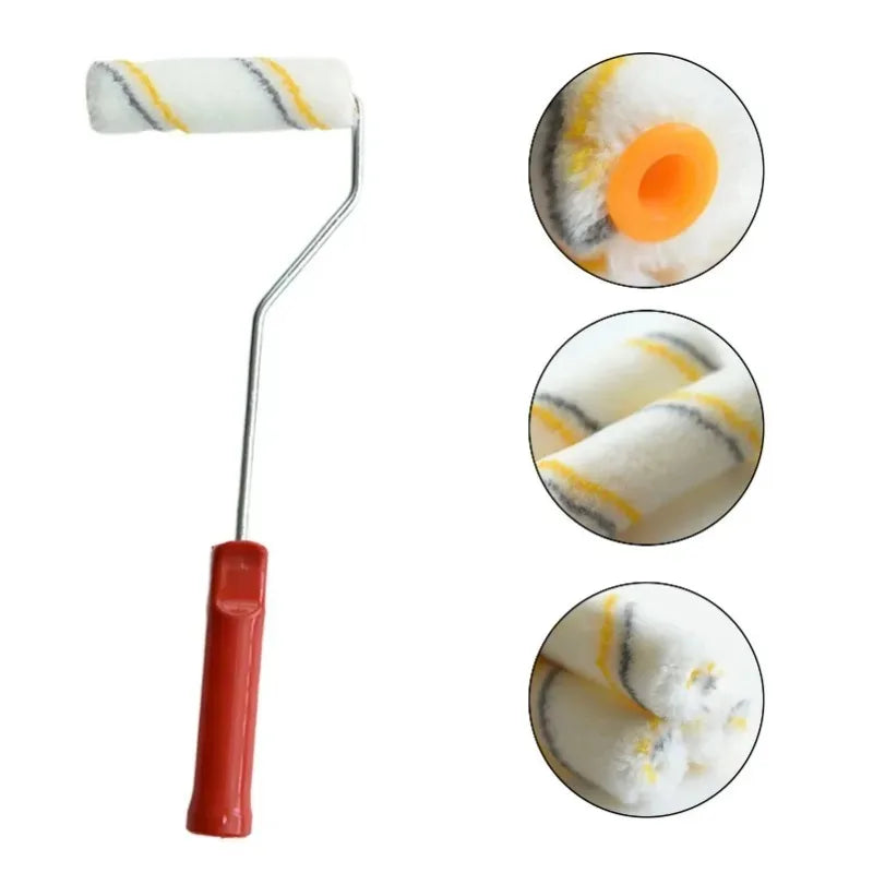 4 Inch Paint Roller Cover Rollers Brush for Painting Cabinet Home Tool Kit Proffesional DIY Wall Corner Ceilings Painting Brush