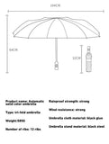Xiaomi 24-Rib Solid Color Automatic Umbrella, Lightweight, Collapsible, Large Format Outdoor Sunshade, UV Protection Automatic Umbrella