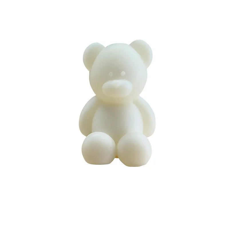 1pc Mini Bear Creative Scented Candles,for Home Atmosphere decoration And Photo Props Birthday Gifts Room Decor Gifts Graduation