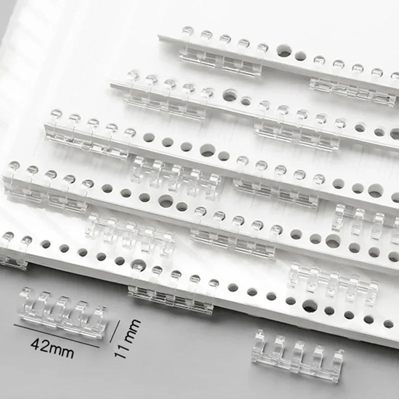 Fromthenon 5 Holes Puncher Loose Leaf Notebook Paper Mini Puncher Loose-leaf Binding Student Office Stationery Supplies