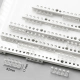 Fromthenon 5 Holes Puncher Loose Leaf Notebook Paper Mini Puncher Loose-leaf Binding Student Office Stationery Supplies