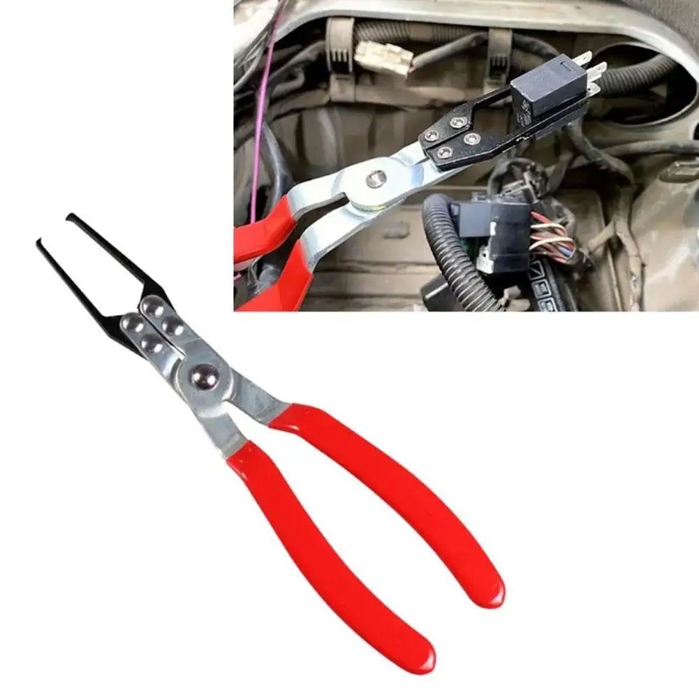 Abrazadera de desmontaje de relé automotriz universal, extractor de fusibles, alicates de extracción de coche, herramienta manual de clip, herramienta de reparación de automóviles adecuada, herramienta de extracción