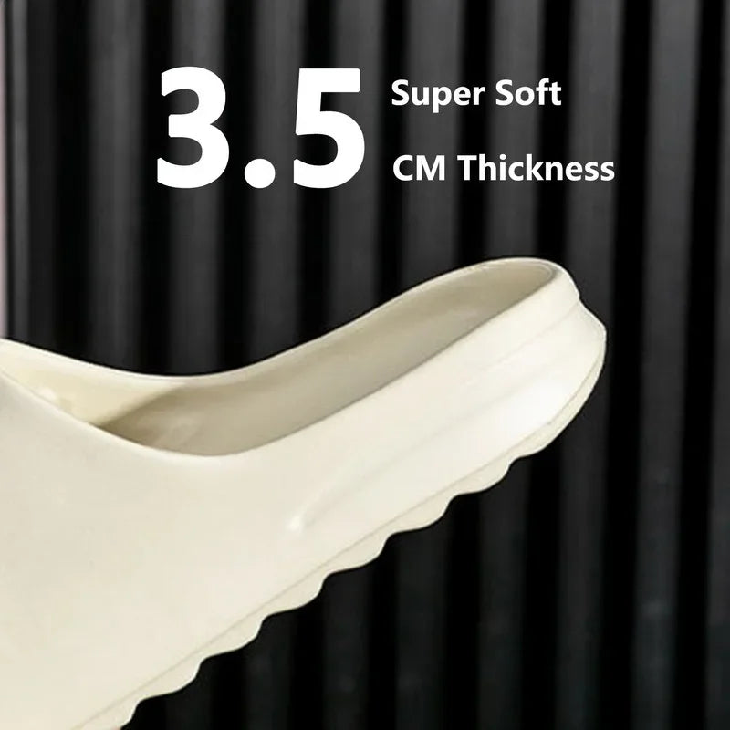 Zapatillas de moda para mujer, planas, ligeras, de EVA, para el baño, cómodas, para parejas, para interiores y ducha.