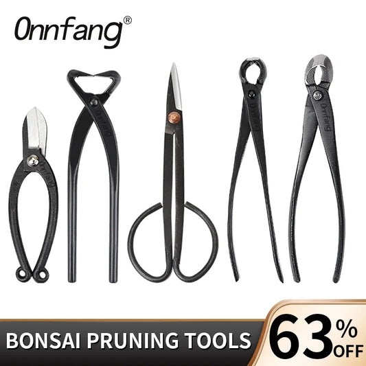 Onnfnag Professional Root Cutter Bonsai Cutter Concave Edge Scissors Steel Bonsai Tools for Pruning Bonsai Tree Branches Knots