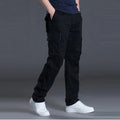 2025 Cotton Multi Flap Pockets Men's Straight Leg Cargo Pants Loose Casual Outdoor Pants Men's Work Pants For Hiking Tactical