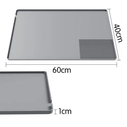 Home Coffee Machine Table Mat Anti-slip Silicone Coffee Mat Tamper Holder Station Cup Drainer Barista Coffee Accessories