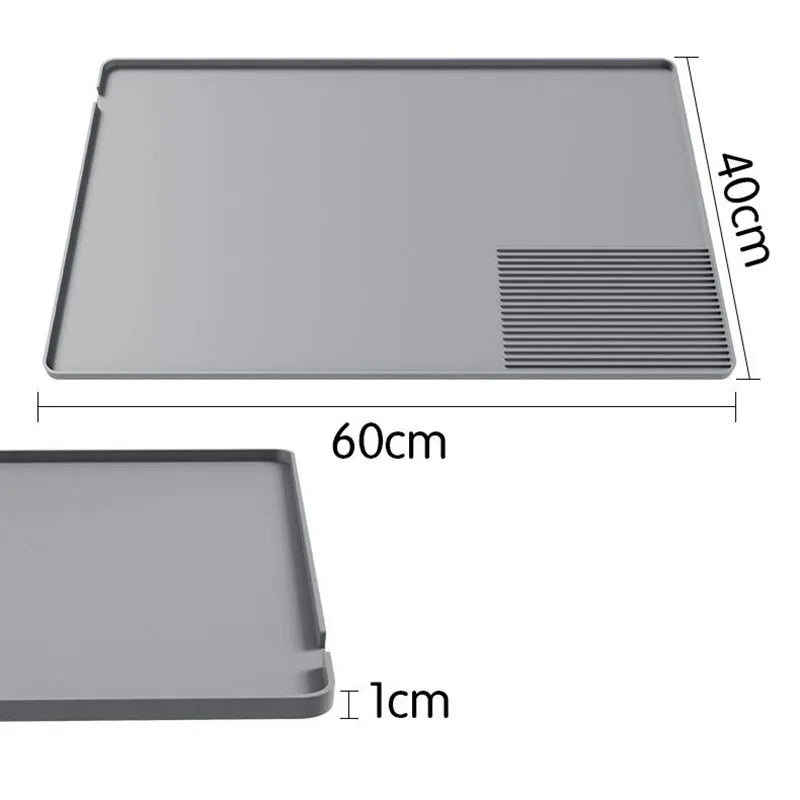 Home Coffee Machine Table Mat Anti-slip Silicone Coffee Mat Tamper Holder Station Cup Drainer Barista Coffee Accessories
