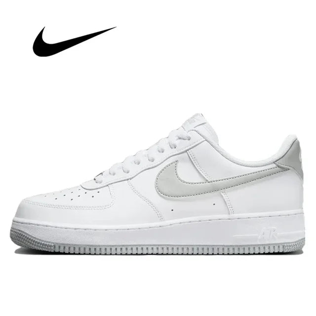 Zapatillas de skate Nike Air Force 1 Low Retro para hombre y mujer, clásicas, negras, informales, cómodas, AF1 