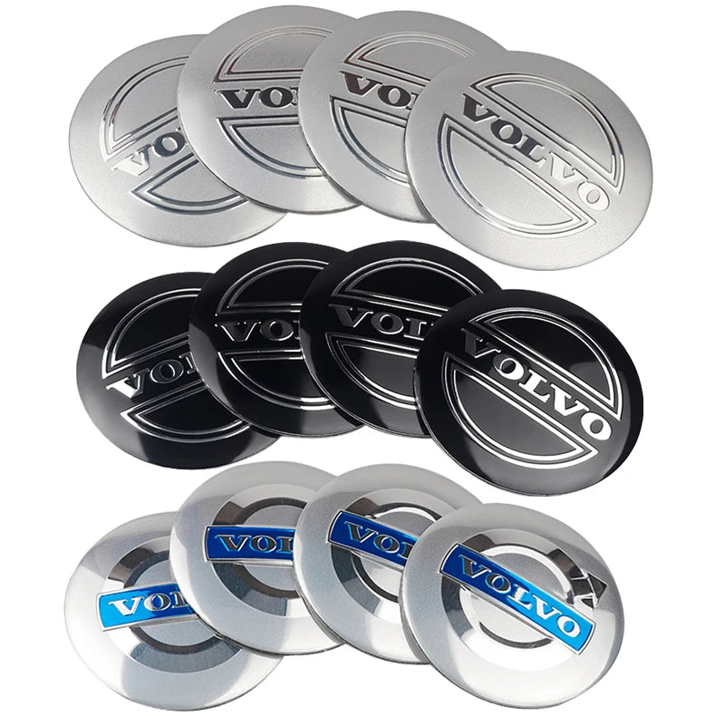 Car Hub Cap Decal Car Rim Cover Center Trim Accessory for Volvo V40 V50 S40 S80 XC60 S60 XC40 C40 V90 XC60 S90 S60L V60 XC90 S60