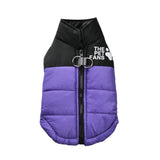 Warm Pet Clothing Winter Reflective Dog Costume Soft Windproof Zipper Jacket Coat With D-ring For Small Dog Chihuahua Labrador