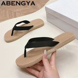 2025 Summer Hot Red Sole Flip Flops Flat Slippers For Women&Men Thick Sole Lazy Mules Casual Vacation Beach Slides Couple Shoes
