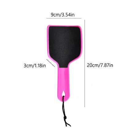 Lima curva para pies, removedor de callos y piel muerta, lima profesional de pedicura de doble cara, lijadora y depuradora en forma de U.