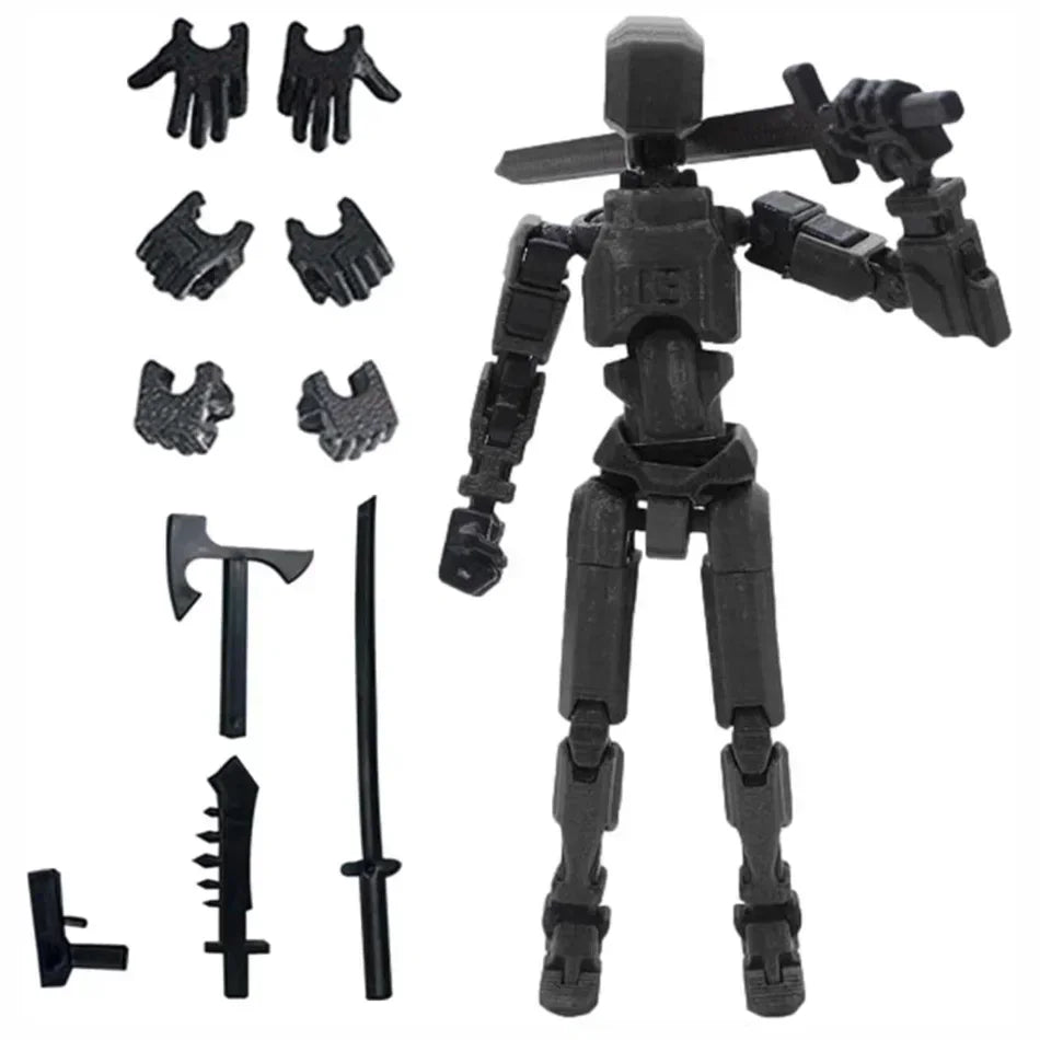 Robot multiarticular movible Shapeshift 2.0, maniquí impreso en 3D, 13 figuras de acción, juguetes para niños, adultos, juegos para padres e hijos.