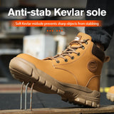 Steel Toe Shoes for Men Women Lightweight Anti-Smash Steel Toe Sneakers Indestructible Work Boots Construction Safety Shoes