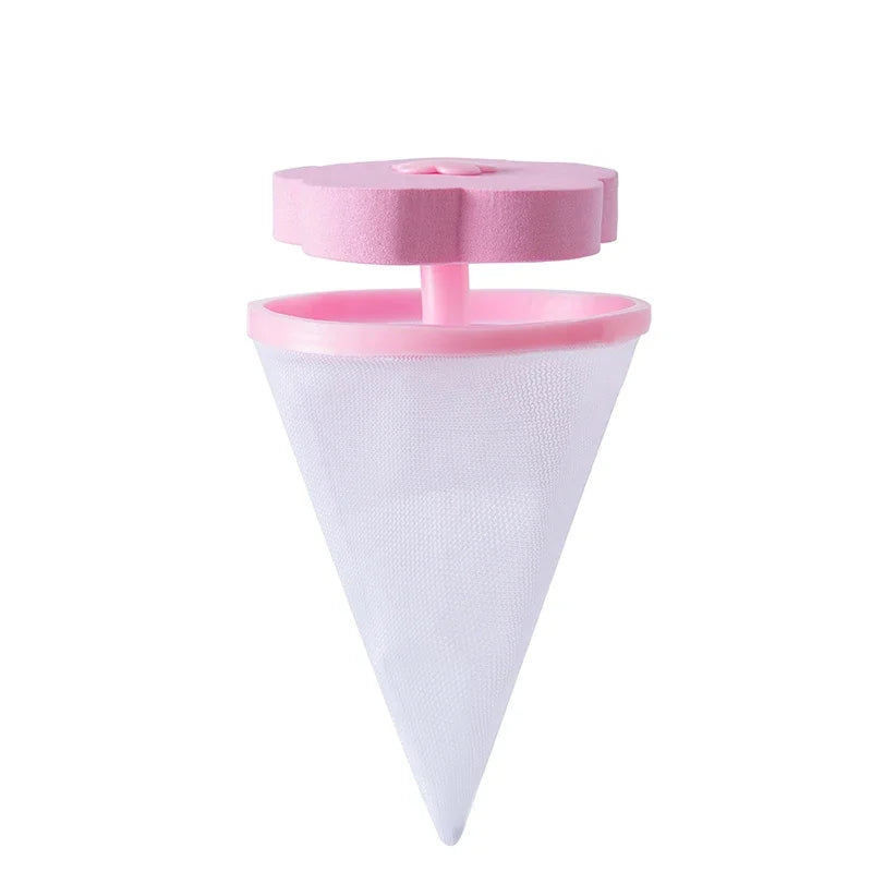 Filtro de lavadora para pelo de mascotas, flor de ciruelo, bola de lavandería reutilizable, atrapapelusas, limpieza de ropa, elimina el pelo sucio, hilo de malla 