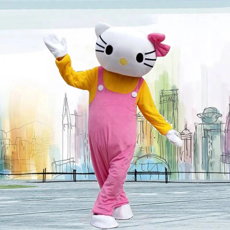 Disney Mickey Minnie Mouse Mascot Costume Anime Cartoon Character Cosplay Clothes Stitch Winnie Bear Party Halloween Adult Gift
