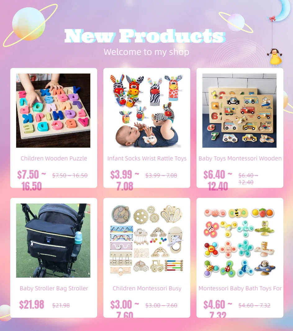 Montessori Busy Board DIY Material Accessories Sensory Toys Busyboard Parts for Children Early Educational Baby Development Toys